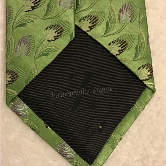 “ERMENEGILDO ZEGNA” Men’s Designer Necktie - Picture 2 of 4